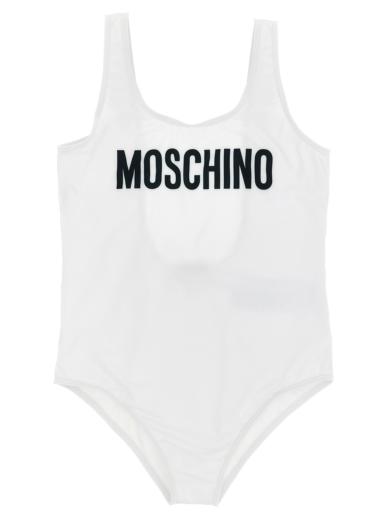Moschino Kid Teen Logo Lettering One-piece Swimsuit
