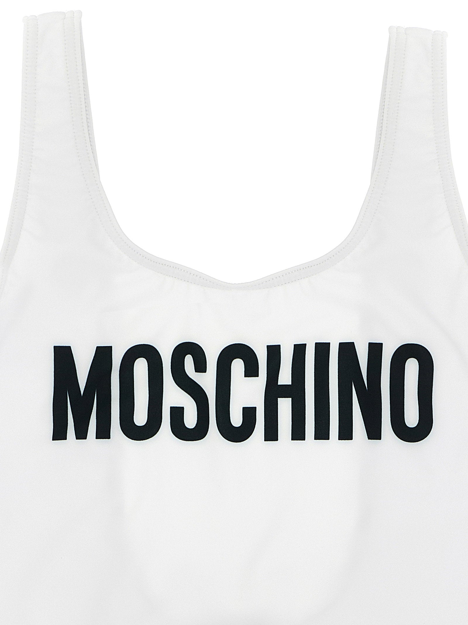 Moschino Kid Teen Logo Lettering One-piece Swimsuit