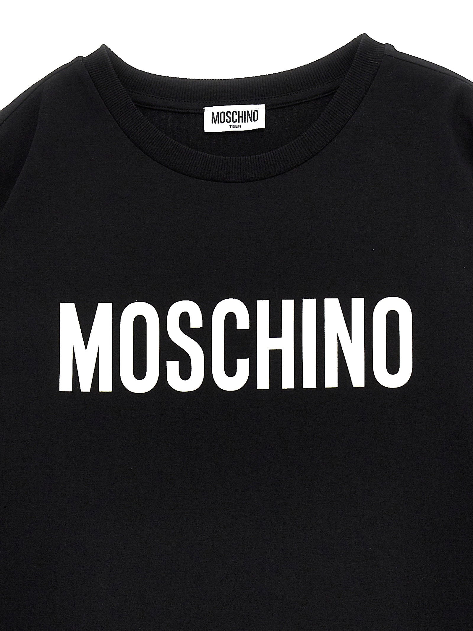 Moschino Kid Teen Logo Print Dress