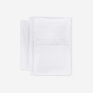 Classico Hemstitch Cotton Sateen Sheet Set by Pom Pom at Home