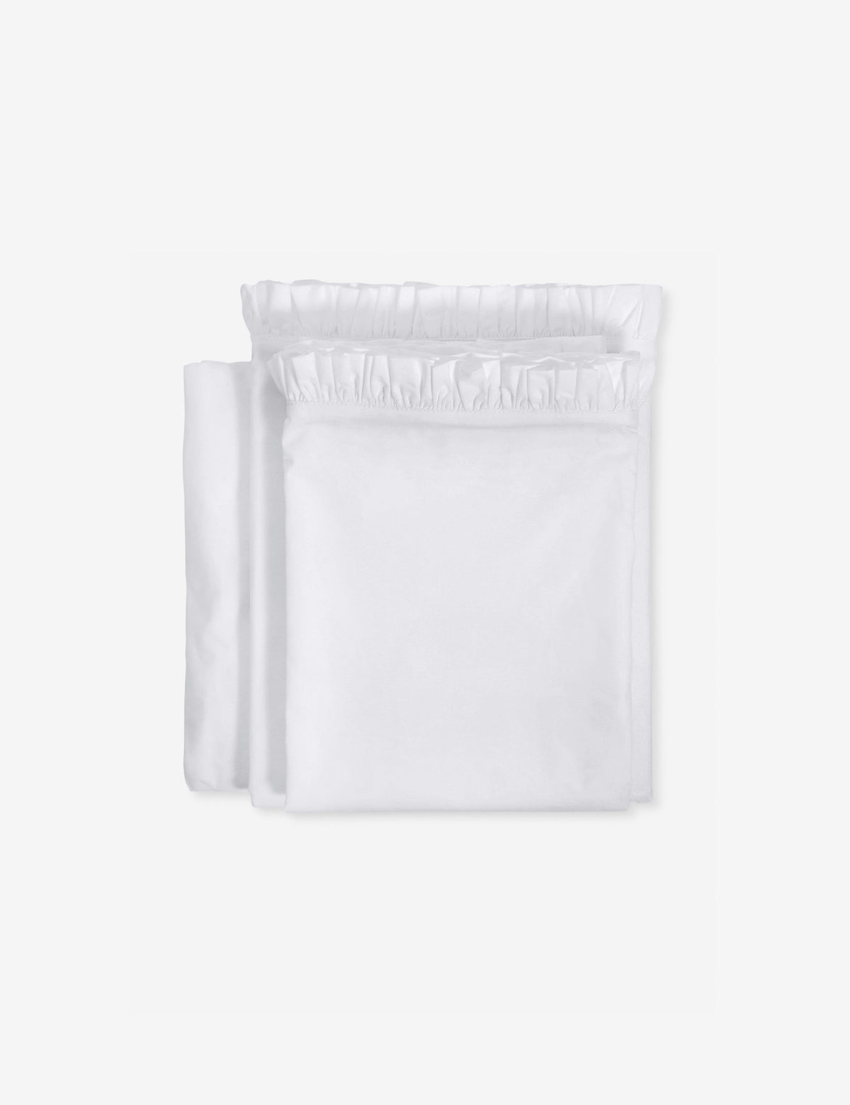 Audrey Ruffle Cotton Percale Sheet Set by Pom Pom at Home