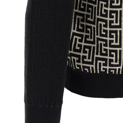 Balmain Pb Monogram Mesh