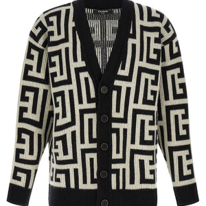 Balmain Monogram Macro Cardigan