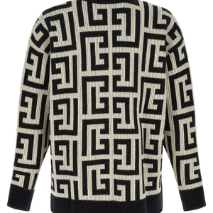 Balmain Monogram Macro Cardigan