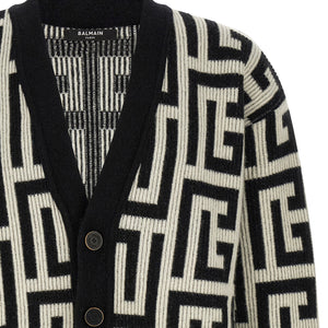Balmain Monogram Macro Cardigan