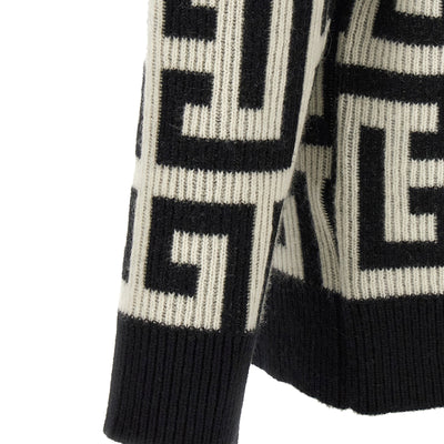 Balmain Monogram Macro Cardigan