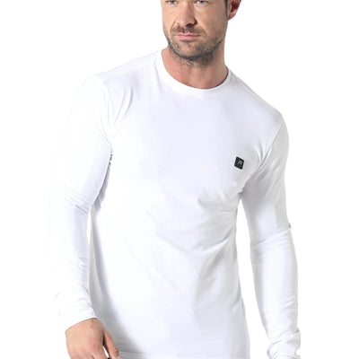 883 Police Highgate L/S White T-Shirt
