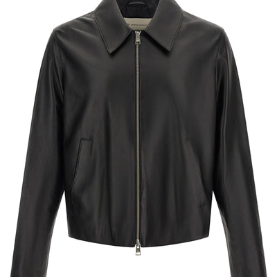 Ami Paris Leather Jacket