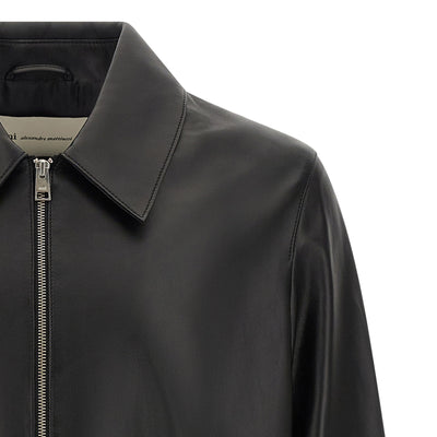 Ami Paris Leather Jacket