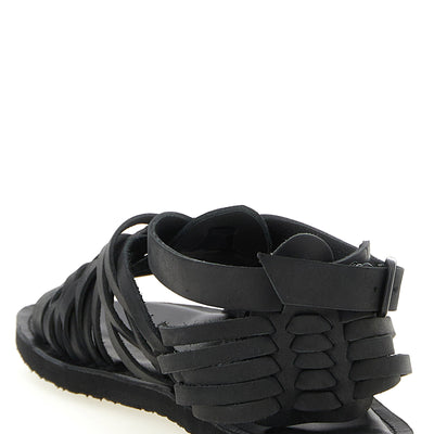 Yohji Yamamoto Braided Leather Sandals