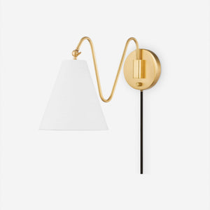 Dellon Single Plug-In Sconce