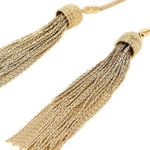 Balmain Snake Necklace With Tassels