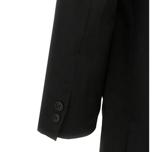 Yohji Yamamoto Single-breasted Blazer With Strap Detail