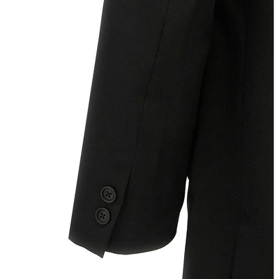 Yohji Yamamoto Single-breasted Blazer With Strap Detail