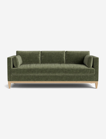 Moss Performance Striated Velvet