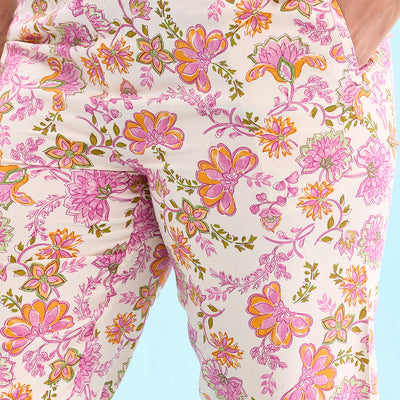 Women Printed Woven Viscose Lounge Pants
