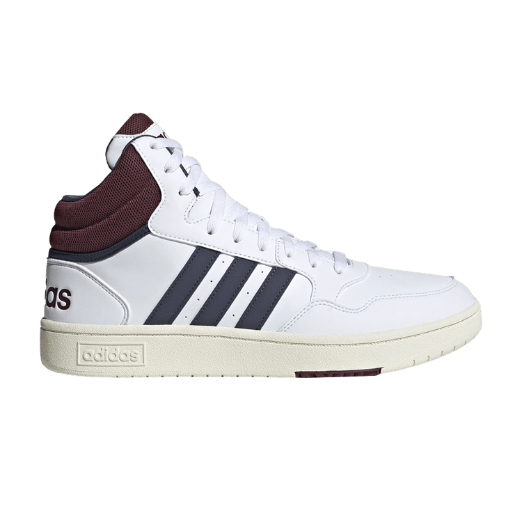 adidas Hoops 3.0 Mid Classic White Navy Red