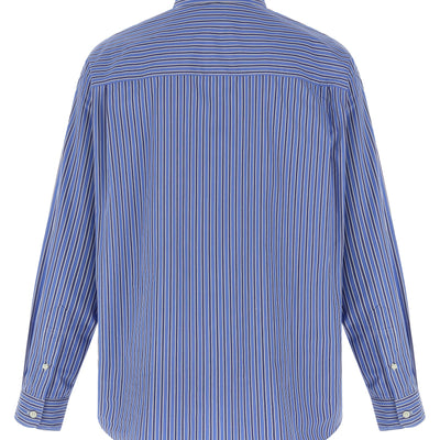 Comme Des Garҫons Homme Patch Striped Shirt