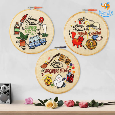 Harry Potter Embroidery Hoop Art