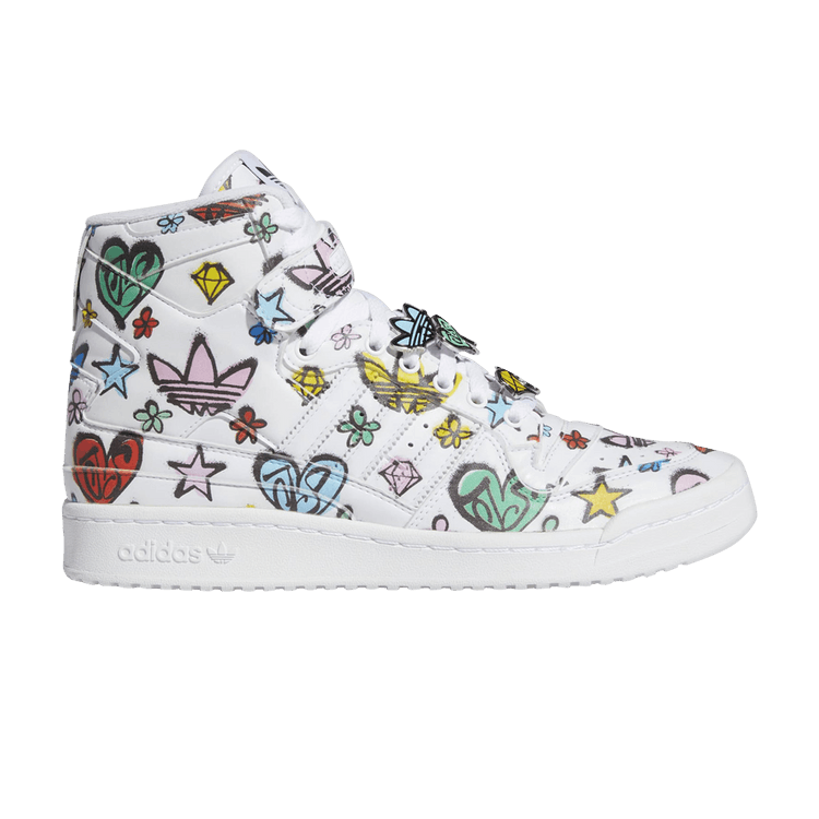 adidas Forum 84 Hi Jeremy Scott Monogram Graffiti