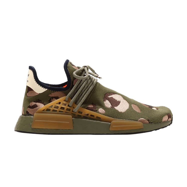 adidas NMD HU Pharrell Animal Print Olive