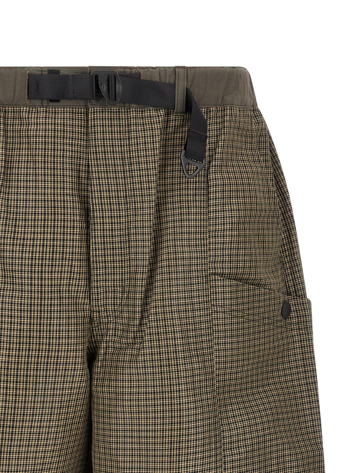 Comme Des Garҫons Homme Vichy Bermuda Shorts