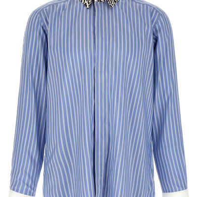 Tom Ford Animal Print Collar Shirt