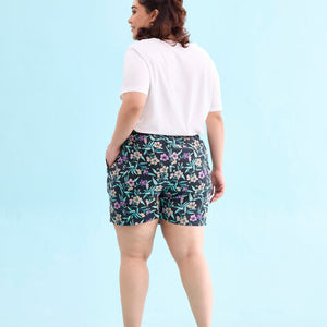 Women Printed Woven Viscose Lounge Shorts