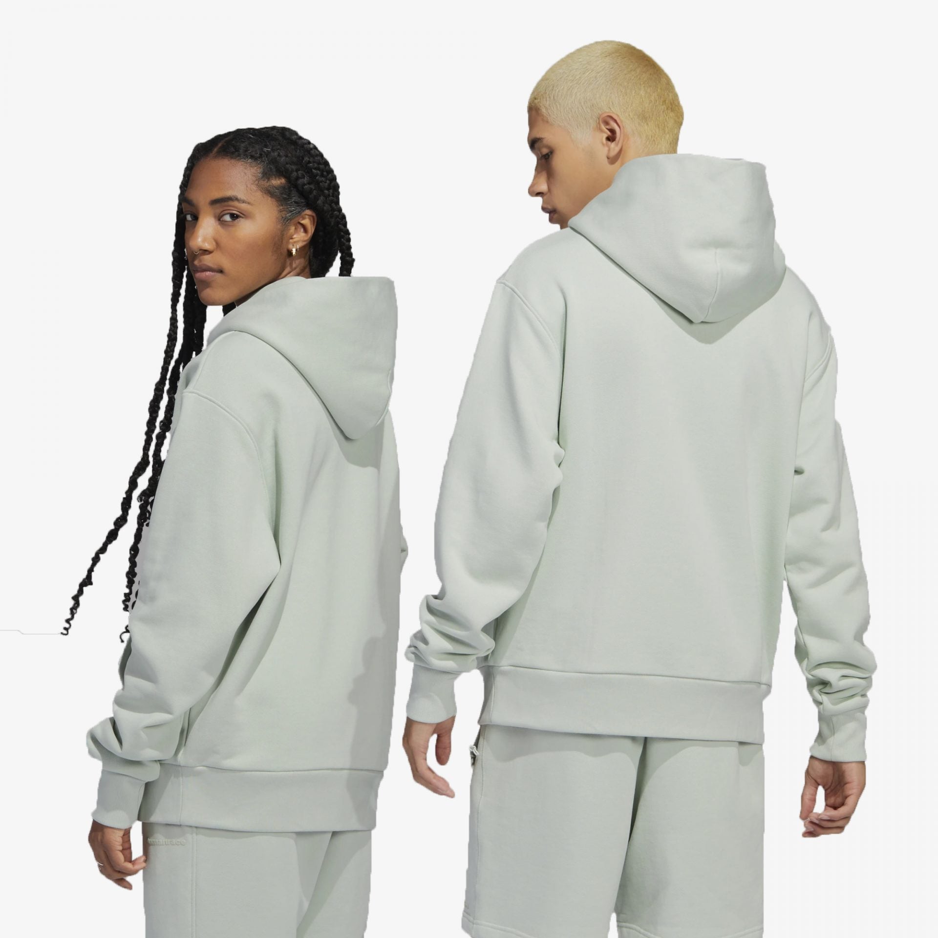 Adidas Originals | PHARRELL WILLIAMS BASICS HOODIE  { LINEN GREEN