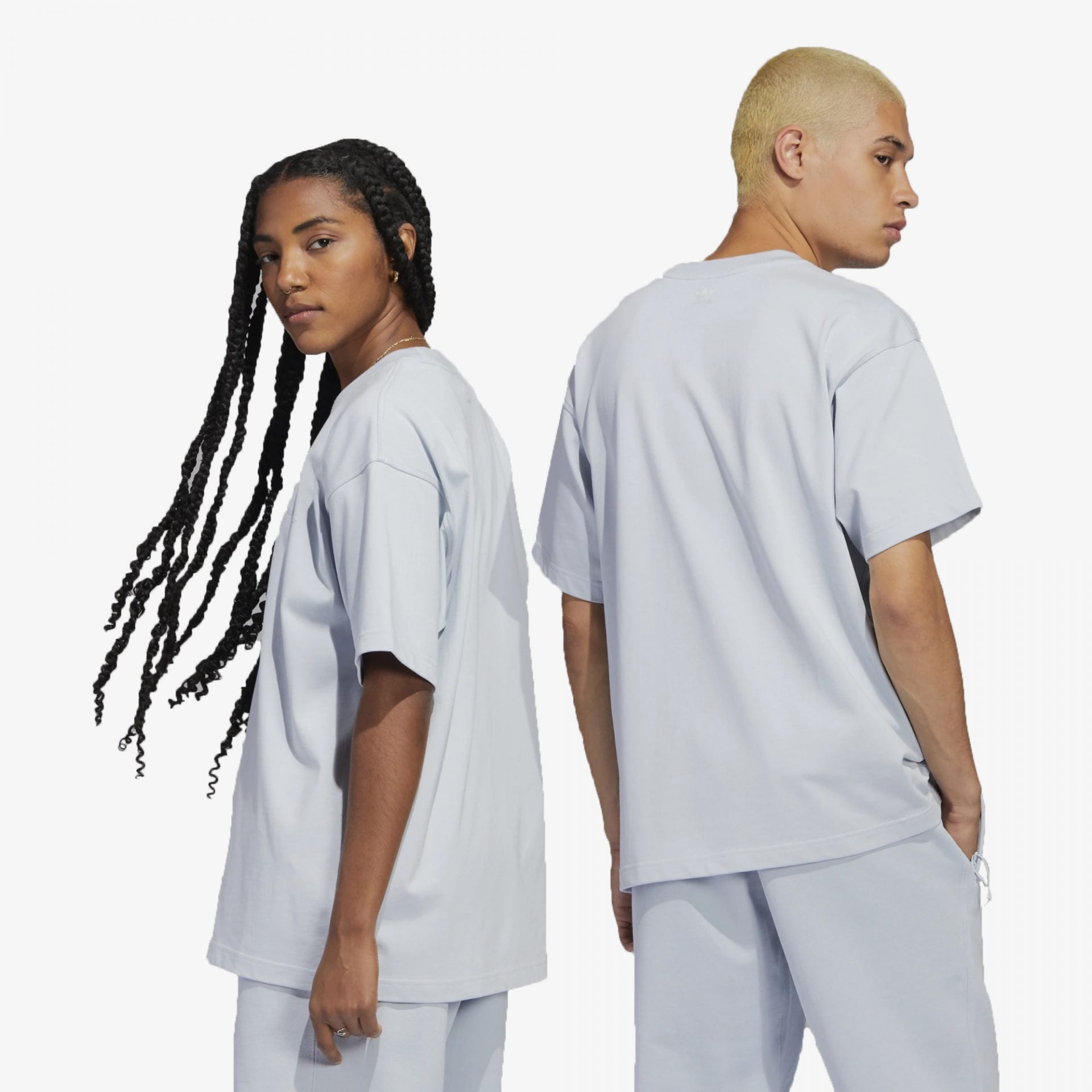 Adidas Originals | PHARRELL WILLIAMS BASICS TEE  { HALO BLUE