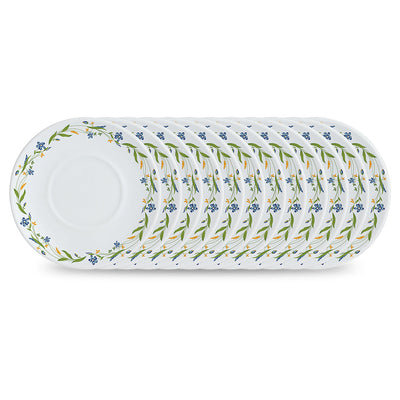 Larah By Borosil Cripper Saucer Set