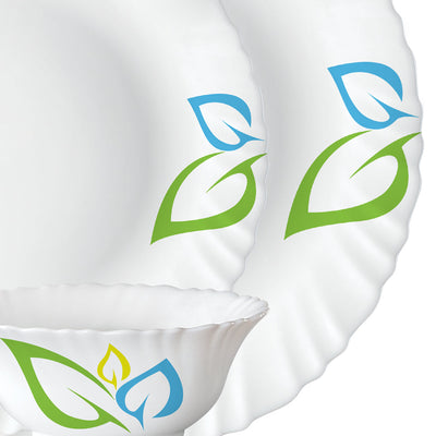 Larah by Borosil, Annona Dinner Set