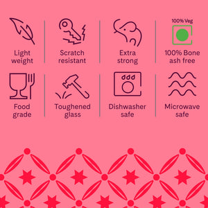 Larah by Borosil, Vesta Dinner Set