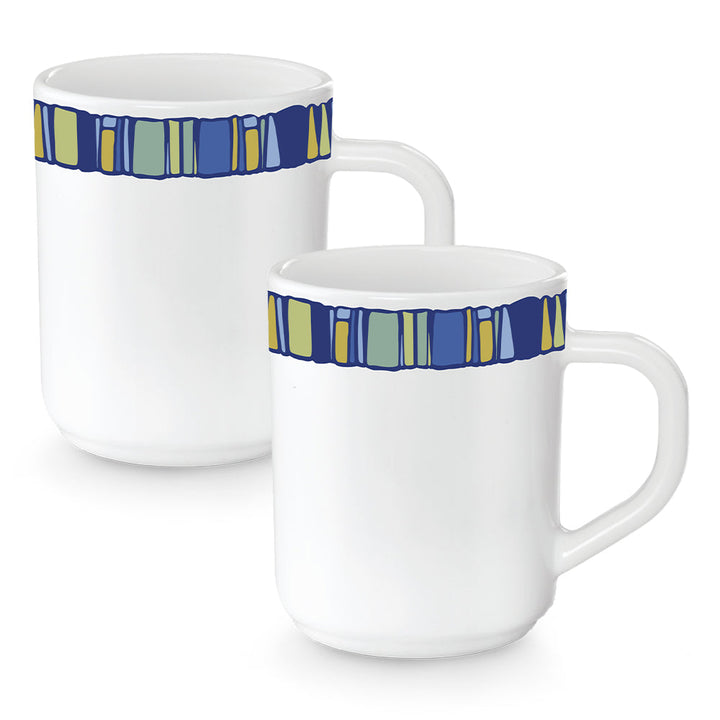 Larah By Borosil Sapphire Mug Set