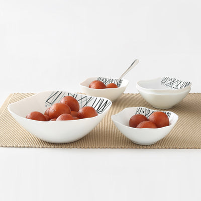 Larah by Borosil Carnival Pudding Set
