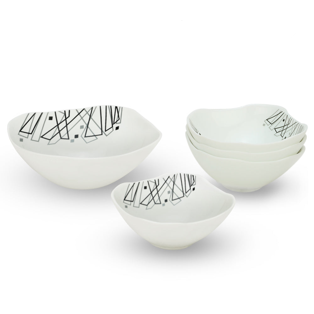 Larah by Borosil Carnival Pudding Set