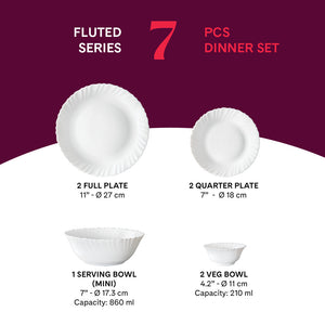 Larah by Borosil, Minerva Dinner Set