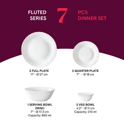 Larah by Borosil, Minerva Dinner Set