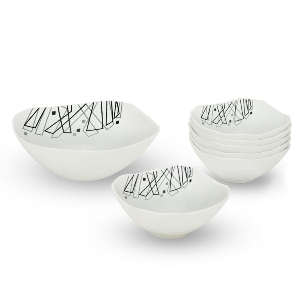 Larah by Borosil Carnival Pudding Set
