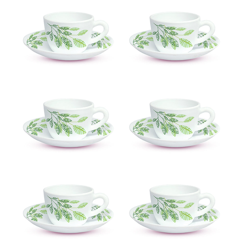 Larah By Borosil Fauna Cup n Saucer Set