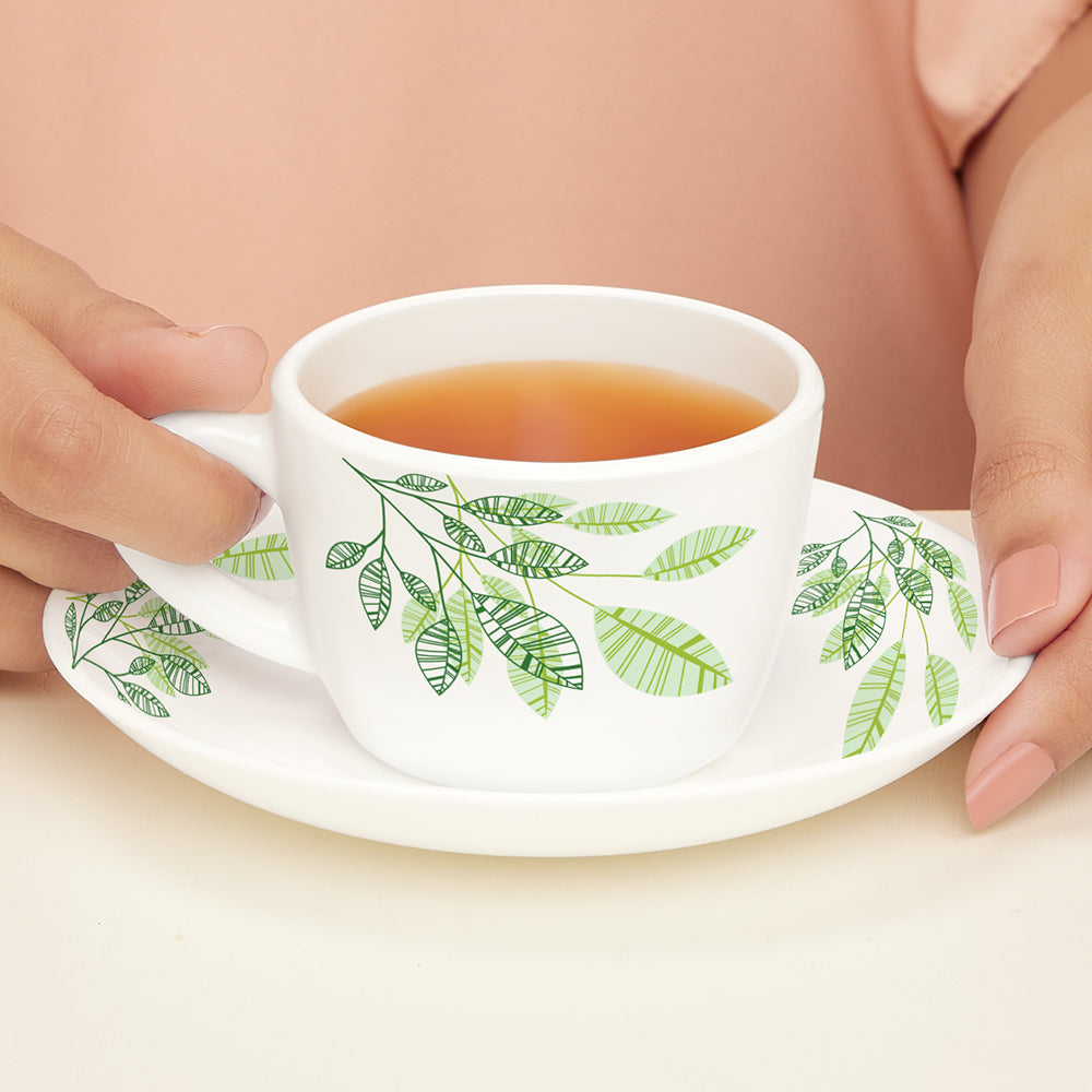Larah By Borosil Fauna Cup n Saucer Set