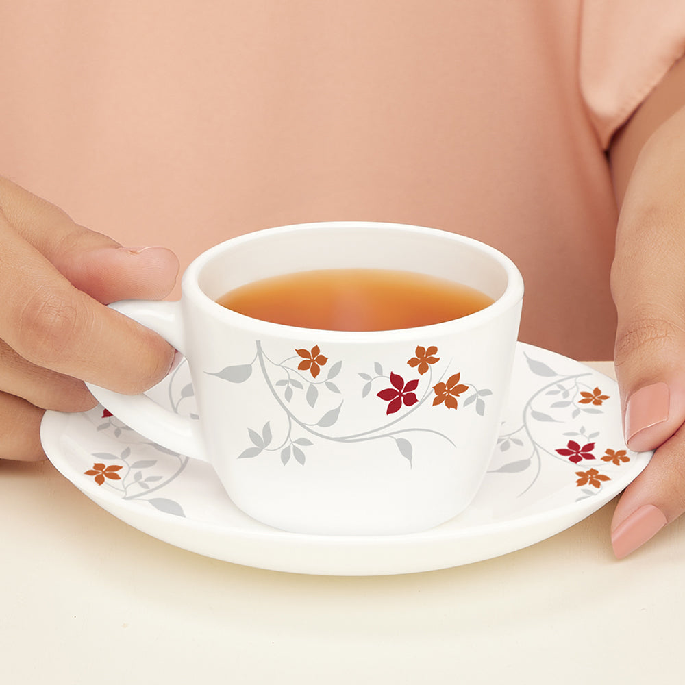 Larah By Borosil Rosalie Cup n Saucer Set