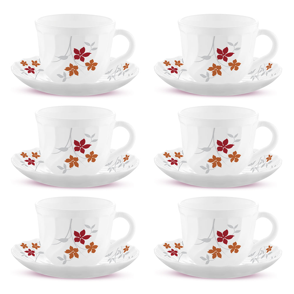 Larah By Borosil Rosalie Cup n Saucer Set