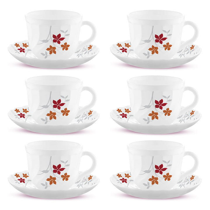 Larah By Borosil Rosalie Cup n Saucer Set