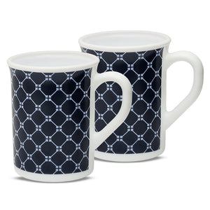 Larah By Borosil Kazak Blue Mug Set
