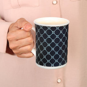 Larah By Borosil Kazak Blue Mug Set
