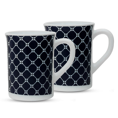Larah By Borosil Kazak White Mug Set