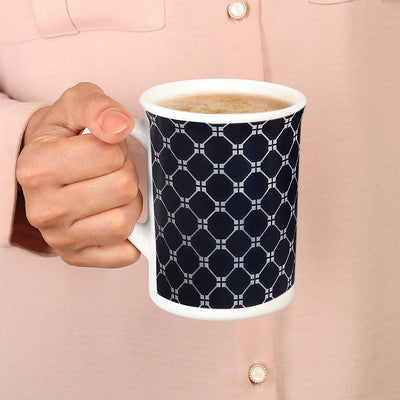 Larah By Borosil Kazak White Mug Set