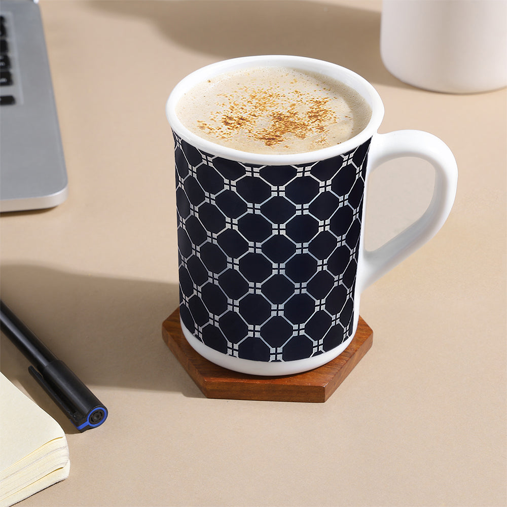 Larah By Borosil Kazak White Mug Set