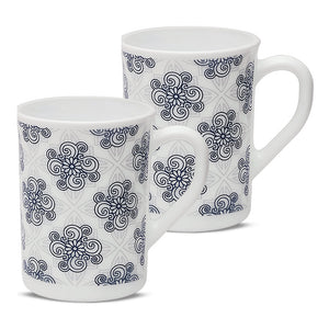 Larah By Borosil Kuba Grey Mug Set